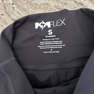 POPFLEX Black Activewear skort